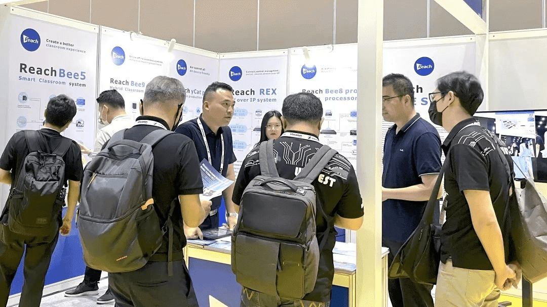 Reach Tech exhibit its new AV solutions during InfoComm SoutheastAsia 2023