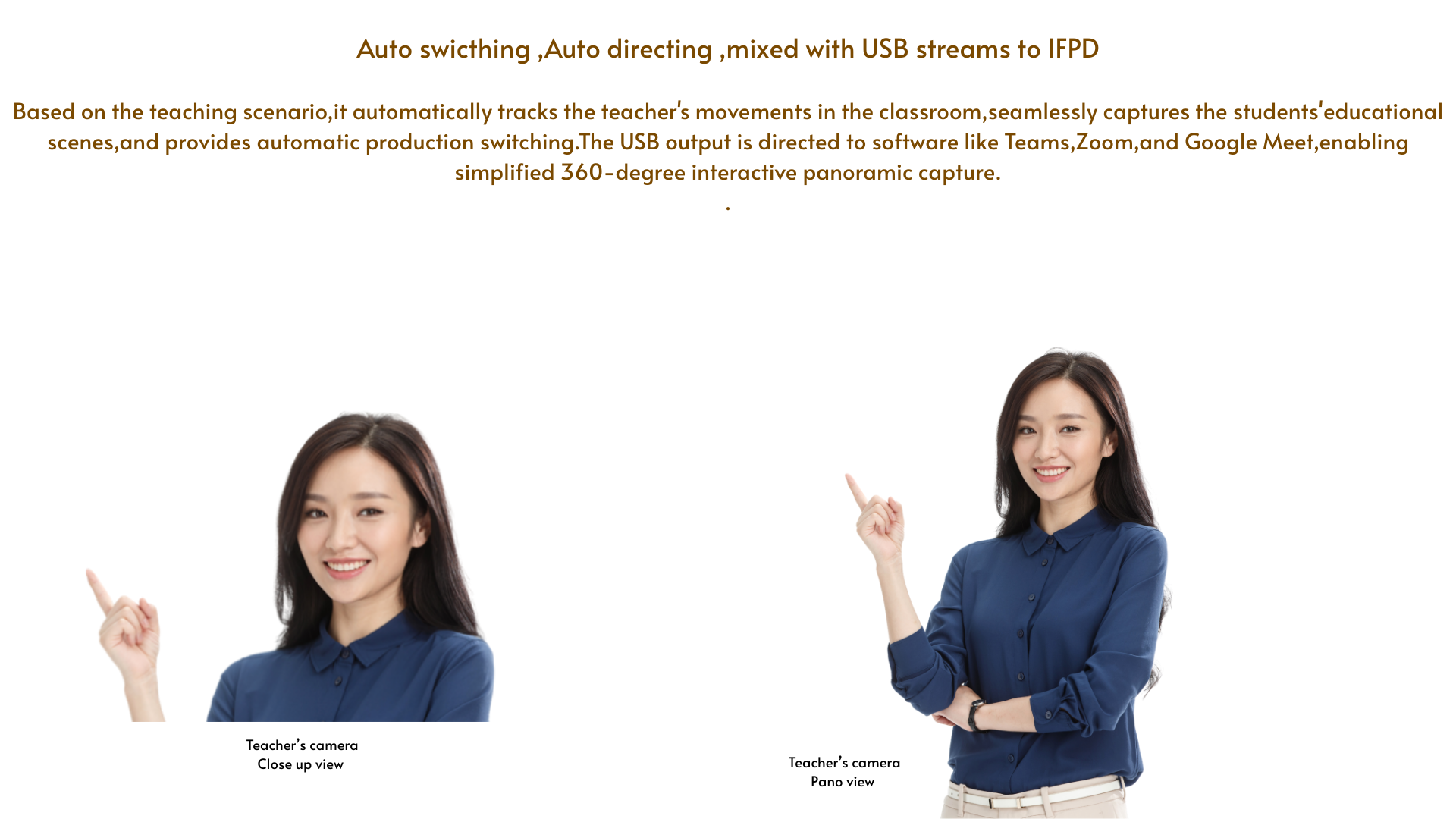 Binocular   4K   UHD   Auto   Tracking   Camera-HD 595C-T/S
