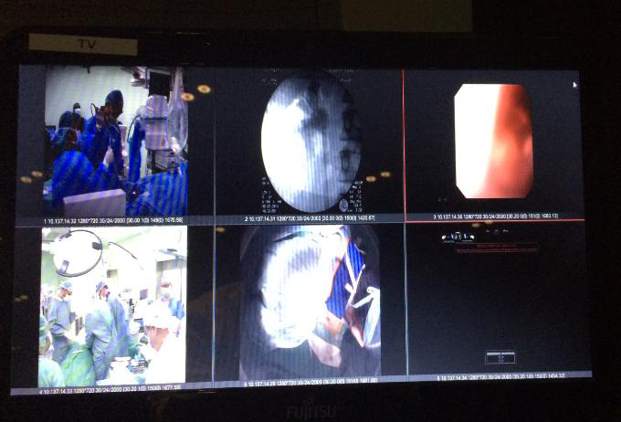 Clinical simulation video wall at SingHealth Academy Clinical simulation video wall at SingHealth Academy