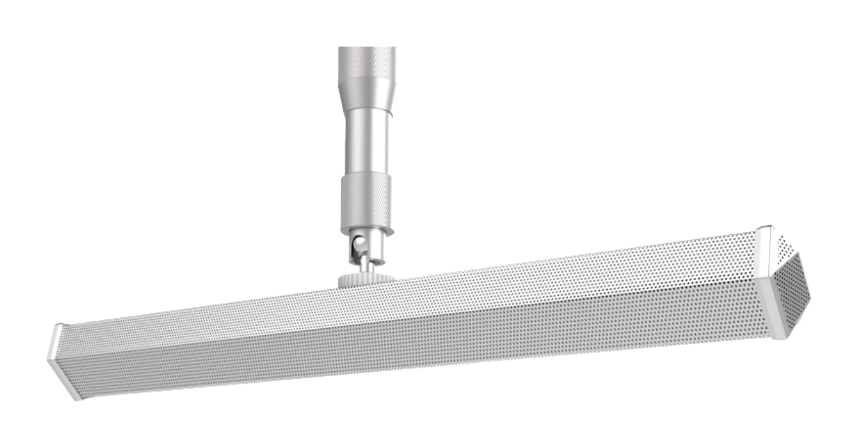 Reach ACM600 bar array microphone for the teaching area, six-capsule 180 degree fan pickup on a suspension mount Reach ACM600 bar array microphone for the teaching area, six-capsule 180 degree fan pickup on a suspension mount